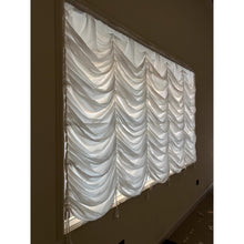 Load image into Gallery viewer, Soft Cloud Draped Aesthetic Ruffled Window Roman Shade