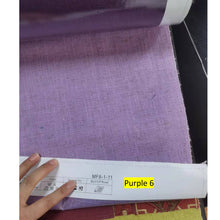 Load image into Gallery viewer, Purple Linen Ribbon Bows Valance Window Roman Shade