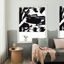 Load image into Gallery viewer, Bold Brush Artistic Window Roman Shade