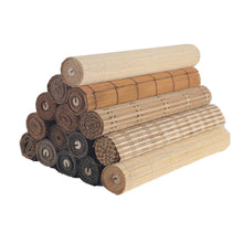 Load image into Gallery viewer, Natural Bamboo Zen Vibes Window Roller Shade Blinds