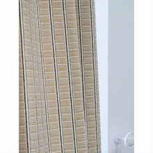 Load image into Gallery viewer, Textured French Stripe Rustic Grain Sack Curtains Drapery