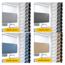 Load image into Gallery viewer, Honeycomb Cellular Cordless Light Filtering Blackout Bottom Up Roller Shades