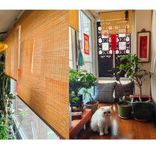 Load image into Gallery viewer, Natural Bamboo Zen Vibes Window Roller Shade Blinds