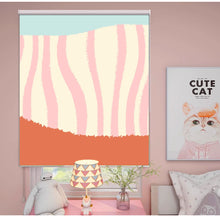 Load image into Gallery viewer, Abstract Art Pastel Color Neutral Nursery Window Roller Shade
