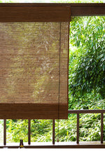 Load image into Gallery viewer, Natural Jute Light Filtering Roman Style Window Roller Shade