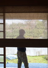 Load image into Gallery viewer, Flax and Bamboo Blend Woven Window Shade (Top Down Bottom Up Available)