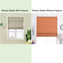 Load image into Gallery viewer, Contemporary Neutral Classic Color Plain Linen Window Roman Shade