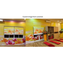 Load image into Gallery viewer, Custom Your Image/Logo Print Double Sided Printing Blackout Window Roller Shade