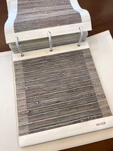 Load image into Gallery viewer, Natural Flax and Copper Weave Window Shade (Top Down Bottom Up Available)