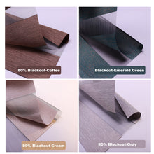 Load image into Gallery viewer, Blackout and Sheer Window Blinds Zebra Roller Shade with Valance