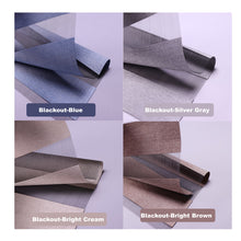 Load image into Gallery viewer, Blackout and Sheer Window Blinds Zebra Roller Shade with Valance