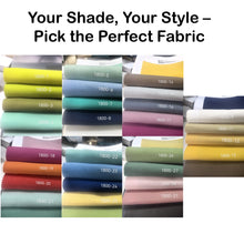 Load image into Gallery viewer, Neutral & Bold Tones Window Roman Shade Curtain Drapery