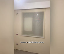 Load and play video in Gallery viewer, Dual Layered Custom Personalized Image and Blackout or Light Filter Window Roller Shade