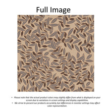 Load image into Gallery viewer, Retro Botanical Foliage Brown Window Roman Shade