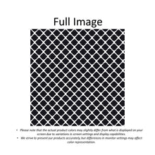 Load image into Gallery viewer, Monochrome Black and White Diamond Shapes Window Roman Shade