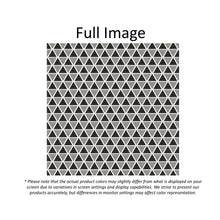 Load image into Gallery viewer, Black and White Modern Minimalist Triangles Window Roman Shade