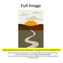 Load image into Gallery viewer, Modern Canyon Scenery Window Zebra Roller Shades with Valance