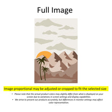 Load image into Gallery viewer, Palm Spring Coachella Window Zebra Roller Shades with Valance