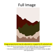 Load image into Gallery viewer, Abstract Mountain Window Zebra Roller Shades with Valance