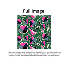 Load image into Gallery viewer, Abstract Green Flora Print Maximalist Window Roller Shade