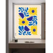 Load image into Gallery viewer, Whimsical Floral Art Window Roller Shade