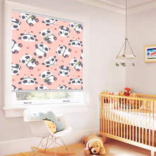 Load image into Gallery viewer, Pink Panda Nursery Kid Room Window Roller Shade