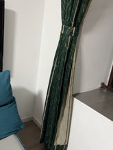 Load image into Gallery viewer, Golden Glamour Herringbone Window Curtains Drapery