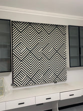 Load image into Gallery viewer, Seamless Geometric Contemporary Window Roman Shade