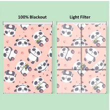 Load image into Gallery viewer, Pink Panda Nursery Kid Room Window Roller Shade