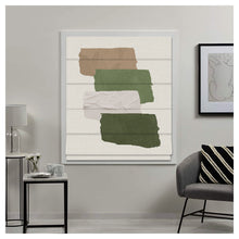 Load image into Gallery viewer, Boho Oil Painting Brush Window Roman Shade