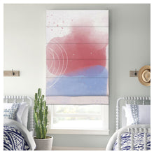 Load image into Gallery viewer, Watercolor Blend Window Roman Shade