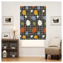 Load image into Gallery viewer, Hand Drawn Abstract Element Pattern Print Window Roman Shade