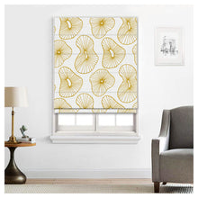 Load image into Gallery viewer, Contemporary Natural Shapes Window Roman Shade