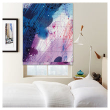 Load image into Gallery viewer, Watercolor Brush Paints Window Roman Shade
