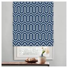 Load image into Gallery viewer, Geometric Classic Pattern Print Window Roman Shade