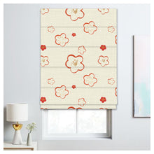 Load image into Gallery viewer, Hand Drawn Flowers Pattern Print Window Roman Shade