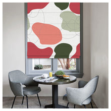 Load image into Gallery viewer, Organic Shapes Window Roman Shade