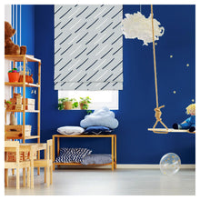 Load image into Gallery viewer, Abstract Rain Nursery Scandinavian Window Roman Shade