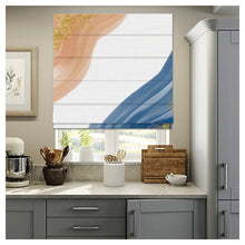 Load image into Gallery viewer, Abstract Watercolor Pattern Print Window Roman Shade