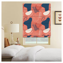 Load image into Gallery viewer, Abstract Shapes Window Roman Shade