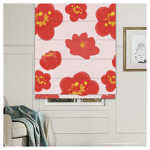Load image into Gallery viewer, Hand Drawn Flowers Pattern Print Window Roman Shade