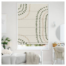 Load image into Gallery viewer, Abstract Baseball Pattern Window Roman Shade