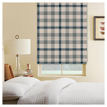 Load image into Gallery viewer, Elegant Tartan Pattern Print Window Roman Shade