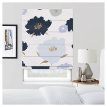 Load image into Gallery viewer, Hand Drawn Flowers Pattern Print Window Roman Shade