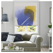 Load image into Gallery viewer, Abstract Watercolor Pattern Print Window Roman Shade