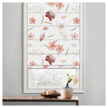 Load image into Gallery viewer, Watercolor Floral Pattern Print Window Roman Shade