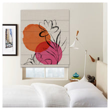 Load image into Gallery viewer, Hand Painted Watercolor Minimal Pattern Print Window Roman Shade