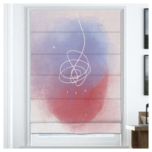 Load image into Gallery viewer, Watercolor Blend Window Roman Shade