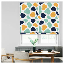 Load image into Gallery viewer, Organic Free Form Shapes Window Roman Shade