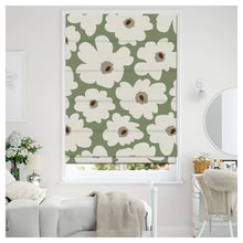 Load image into Gallery viewer, Flower Contemporary Art Pattern Print Window Roman Shade